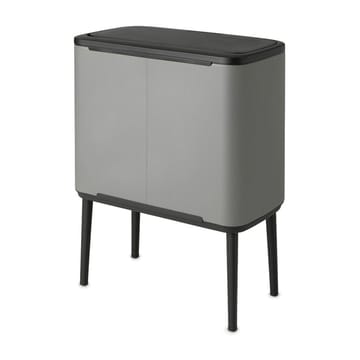 Bo touch bin 11+23 litre - Mineral concrete grey - Brabantia