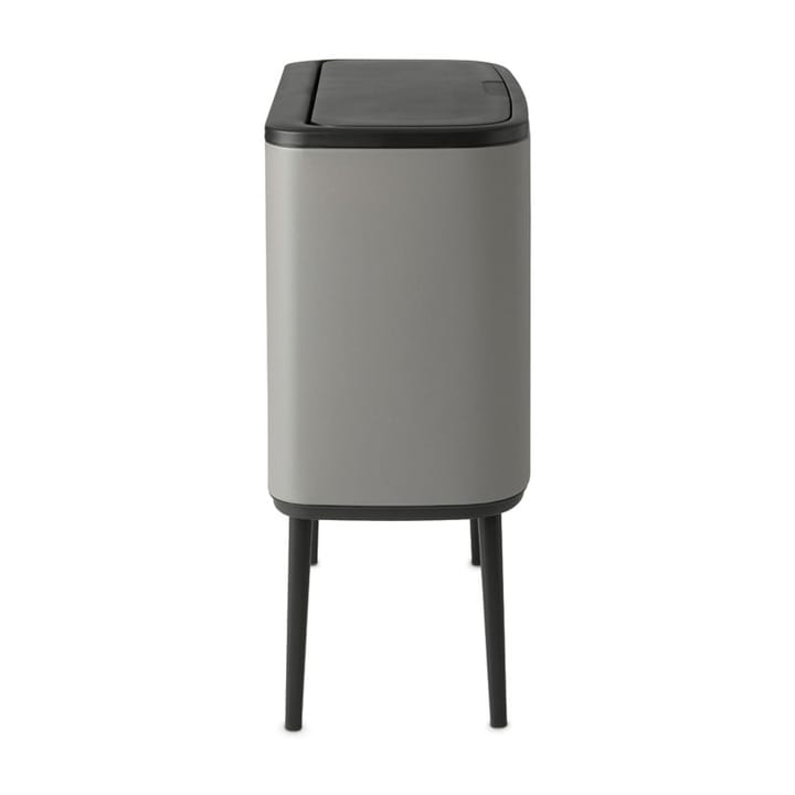 Bo touch bin 11+23 litre, Mineral concrete grey Brabantia