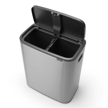 Bo touch bin 2x30 L - matte-brushed steel - Brabantia