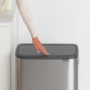 Bo touch bin 2x30 L - matte-brushed steel - Brabantia