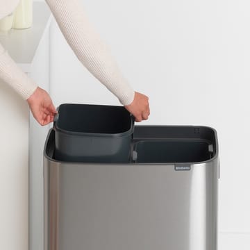 Bo touch bin 2x30 L - matte-brushed steel - Brabantia