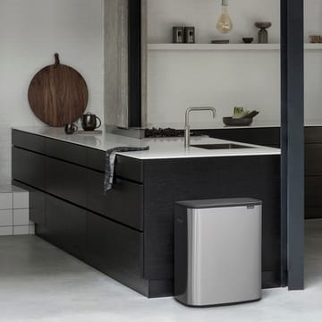 Bo touch bin 2x30 L - matte-brushed steel - Brabantia