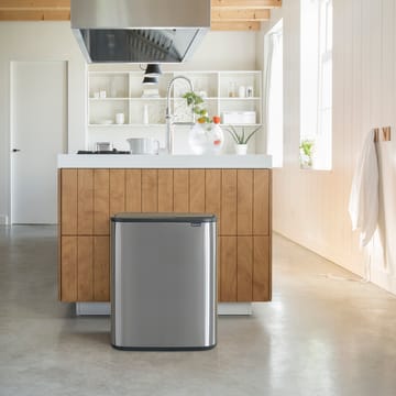 Bo touch bin 2x30 L - matte-brushed steel - Brabantia