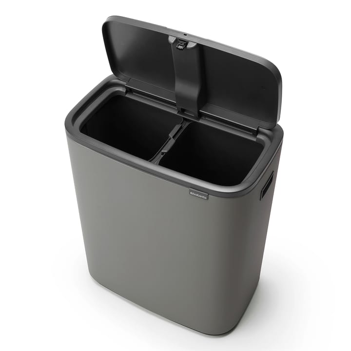 Bo touch bin 2x30 L, Mineral concrete grey Brabantia