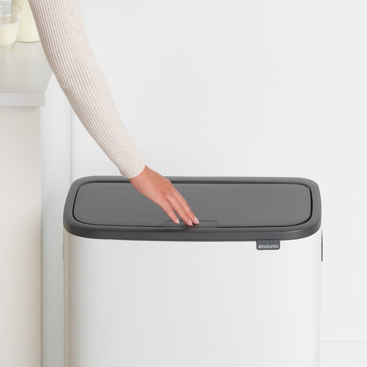 Bo touch bin 2x30 L, White Brabantia