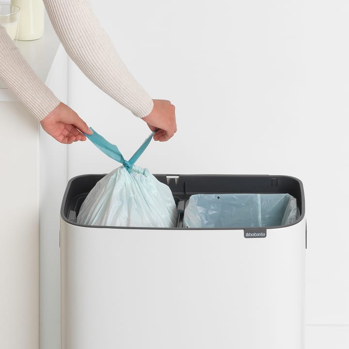 Bo touch bin 2x30 L, White Brabantia