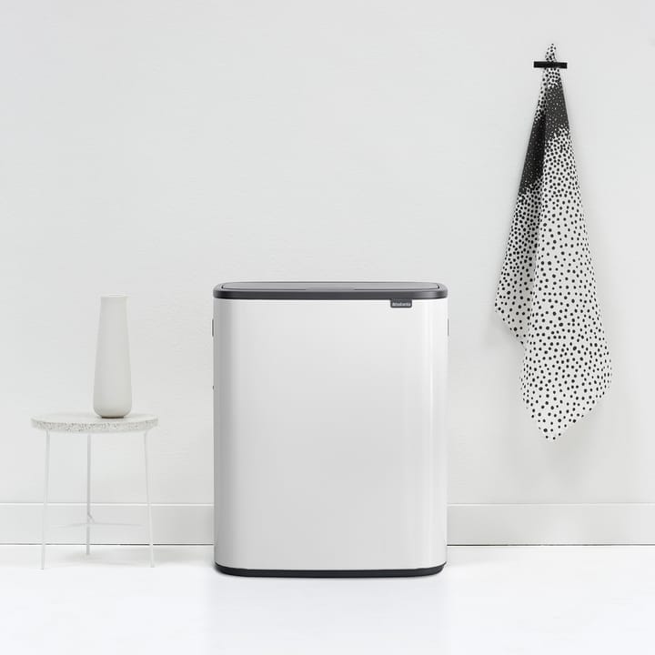 Bo touch bin 2x30 L, White Brabantia