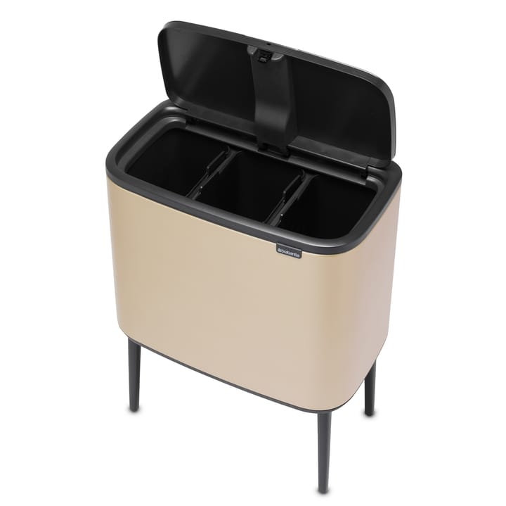 Bo touch bin 3 x 11 litre, Metallic Gold Brabantia