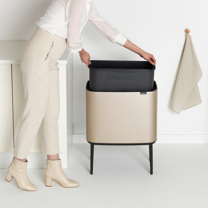 Bo touch bin 36 litre, Metallic Gold Brabantia