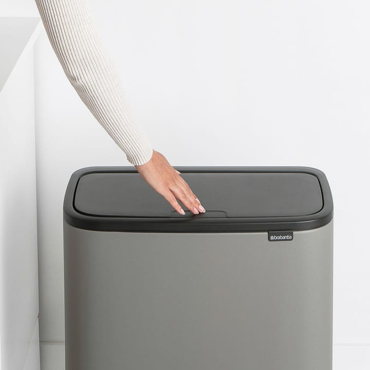 Bo touch bin 36 litre, Mineral concrete grey Brabantia