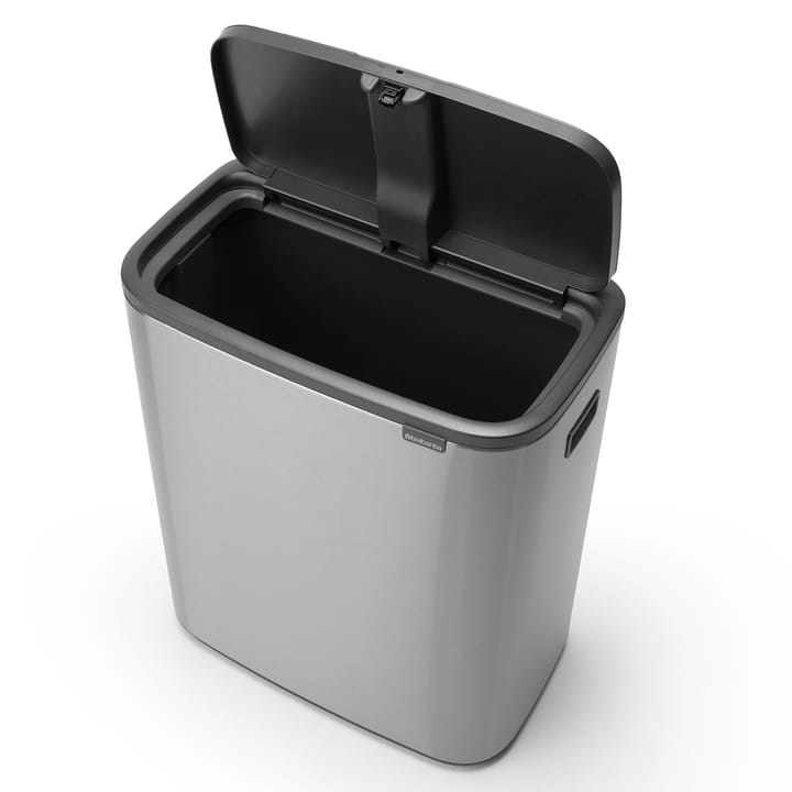 Bo touch bin 60 L, Matte brushed steel Brabantia