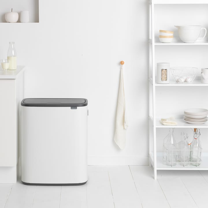 Bo touch bin 60 L, White Brabantia