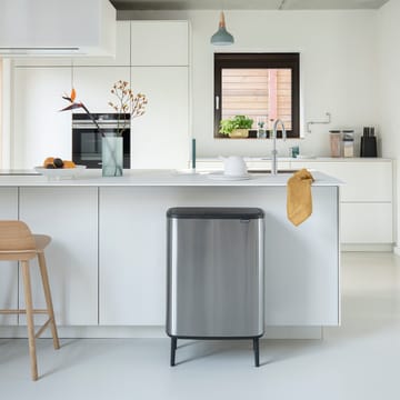 Bo touch bin high 60 L - Matte brushed steel - Brabantia