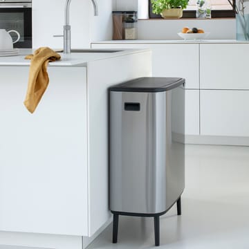 Bo touch bin high 60 L - Matte brushed steel - Brabantia