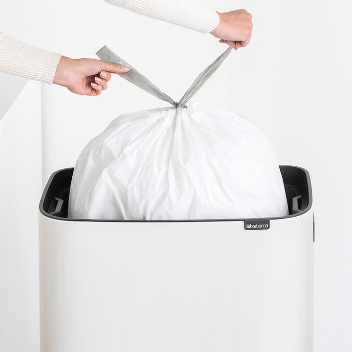 Bo touch bin high 60 L, White Brabantia