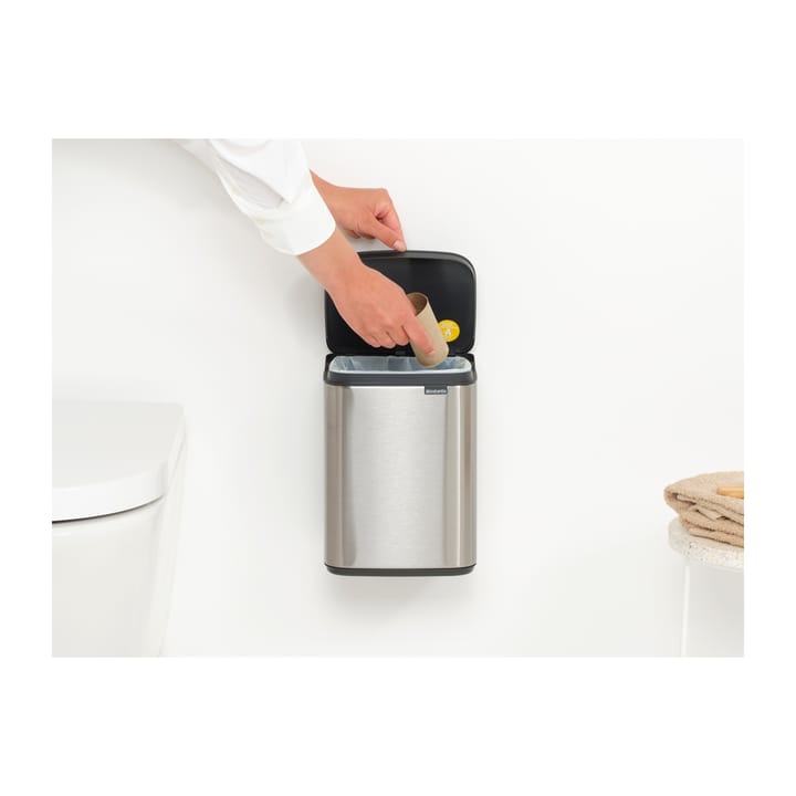 Bo waste bin 4 L, Brushed steel - matt Brabantia