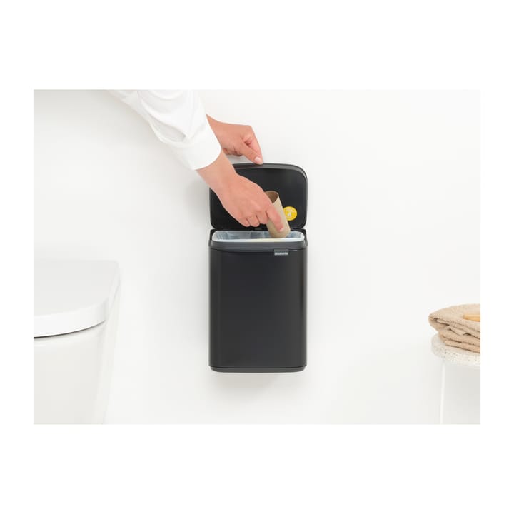 Bo waste bin 4 L, Matte black Brabantia