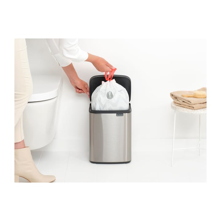 Bo waste bin 7 L, Brushed steel - matte Brabantia