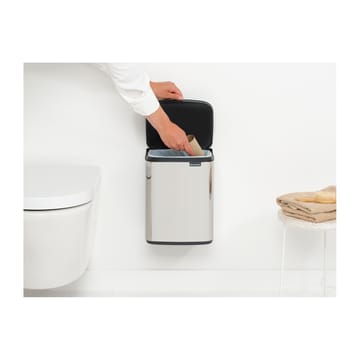 Bo waste bin 7 L - Brushed steel - shiny - Brabantia