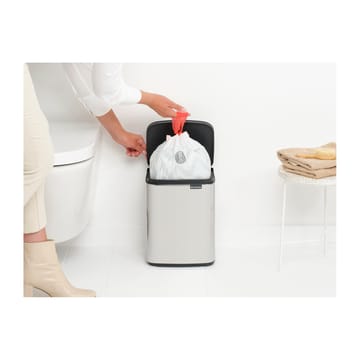 Bo waste bin 7 L - Brushed steel - shiny - Brabantia