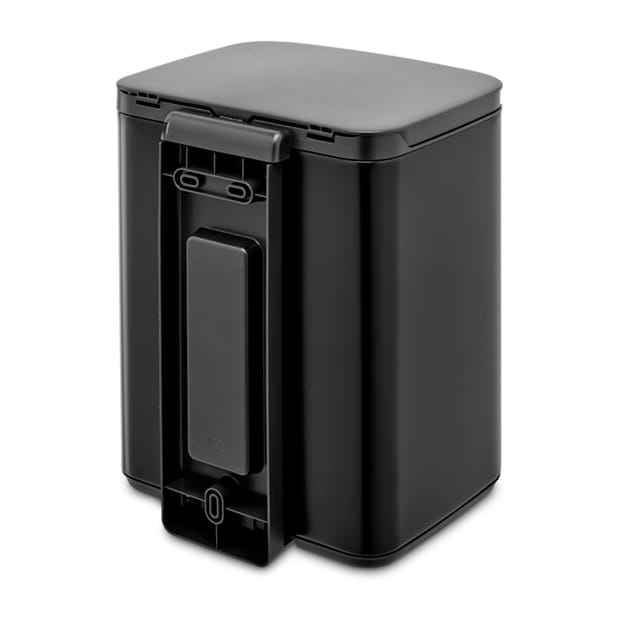 Bo waste bin 7 L, Matte black Brabantia