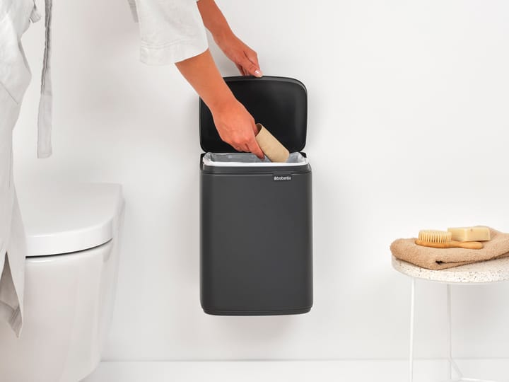 Bo waste bin 7 L, Mineral infinite grey Brabantia