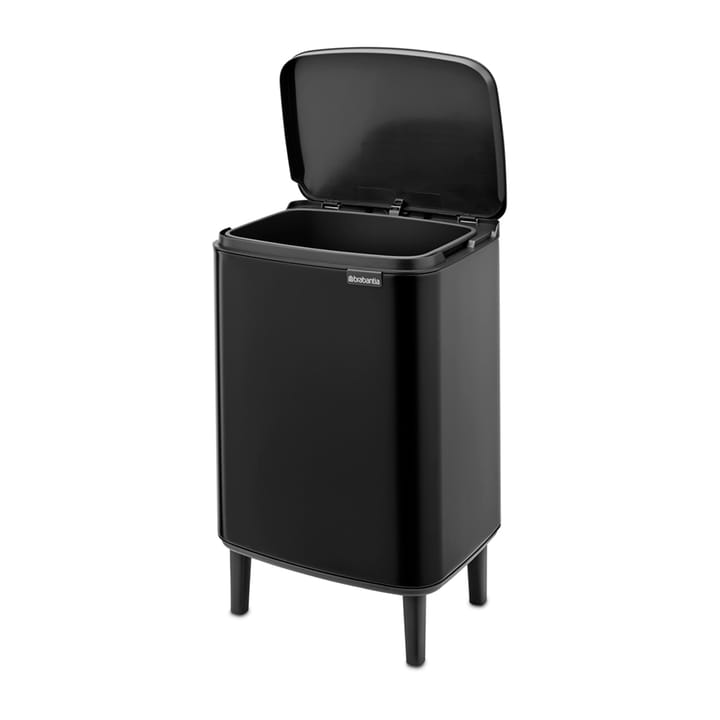 Bo waste bin high 12 L, Matte black Brabantia