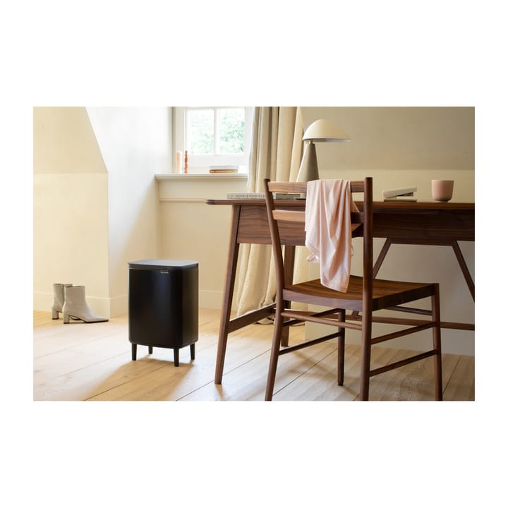 Bo waste bin high 12 L, Matte black Brabantia