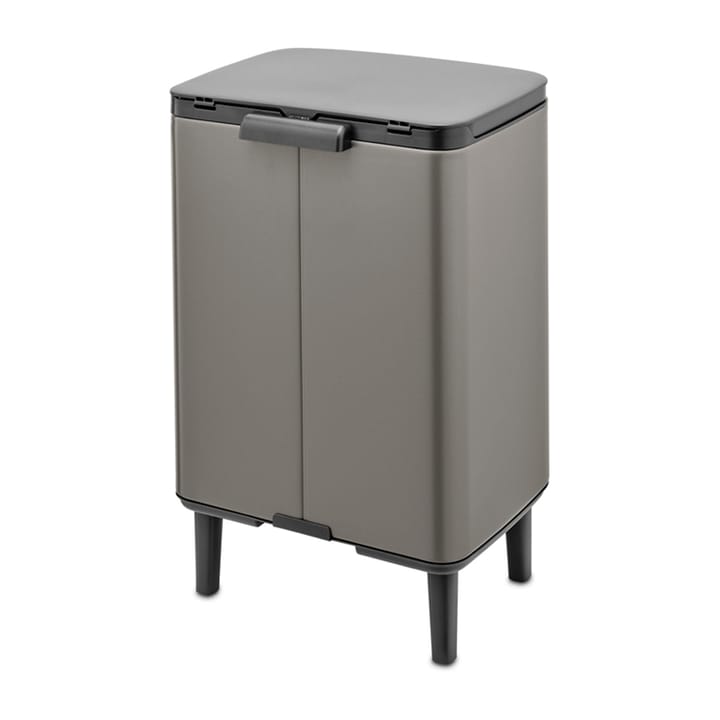 Bo waste bin high 12 L, Platinum Brabantia