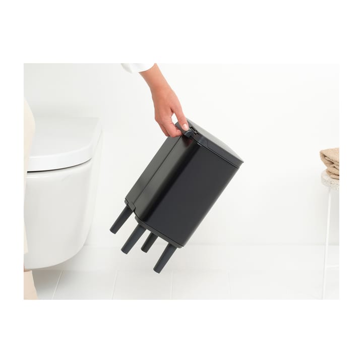 Bo waste bin high 4 L, Matte black Brabantia