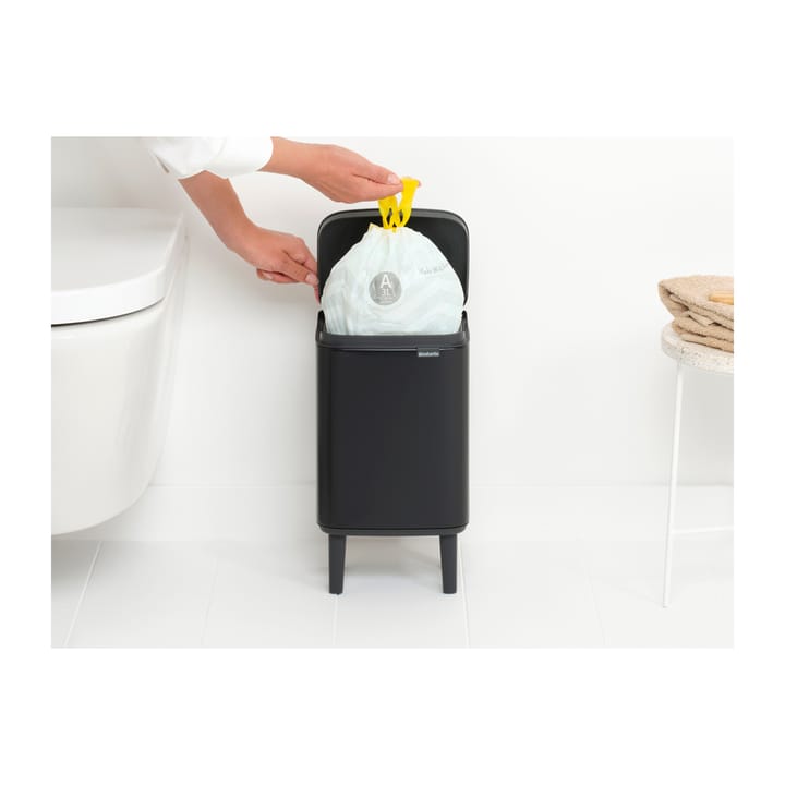 Bo waste bin high 4 L, Matte black Brabantia