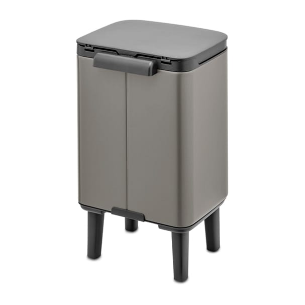 Bo waste bin high 4 L, Platinum Brabantia