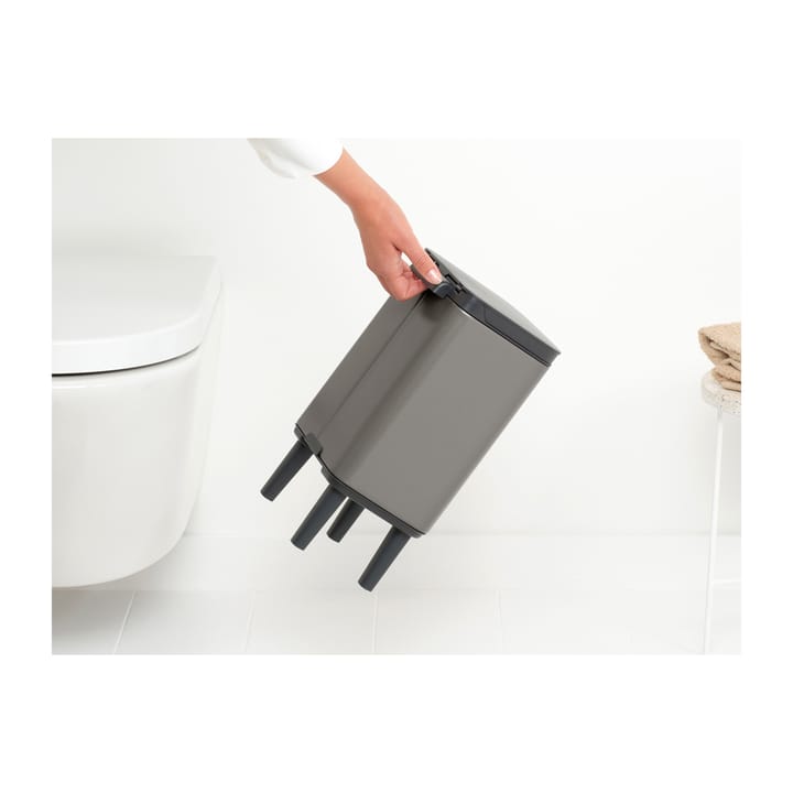 Bo waste bin high 4 L, Platinum Brabantia