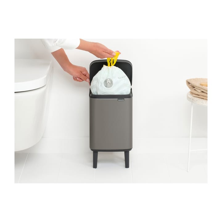 Bo waste bin high 4 L, Platinum Brabantia