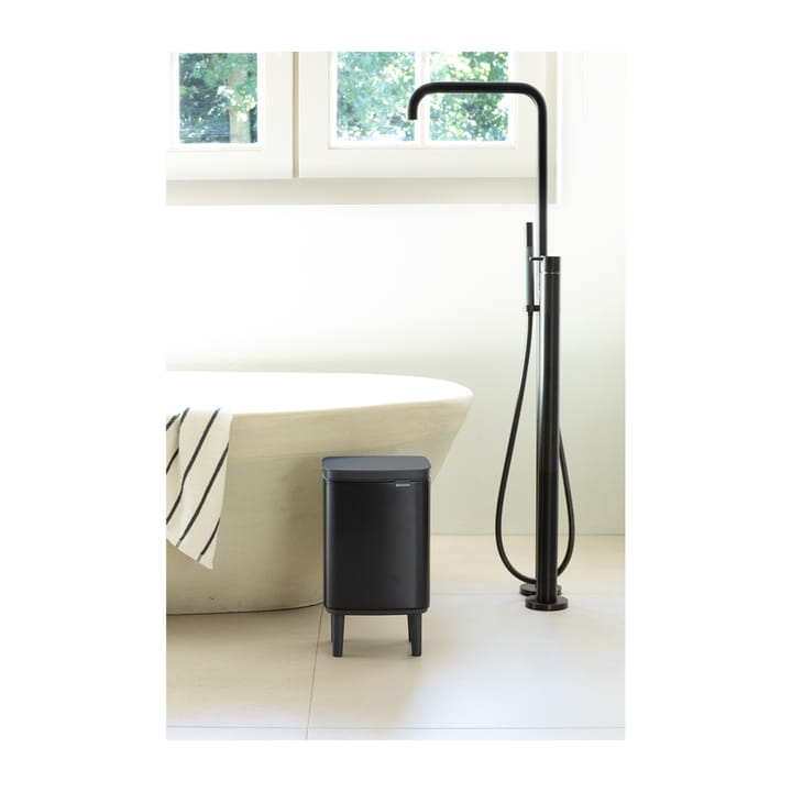 Bo waste bin high 7 L, Matte black Brabantia