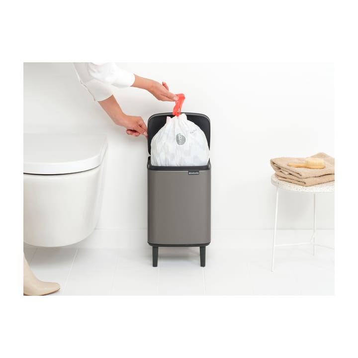 Bo waste bin high 7 L, Platinum Brabantia