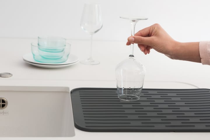 Brabantia dish mat silicone, dark grey Brabantia