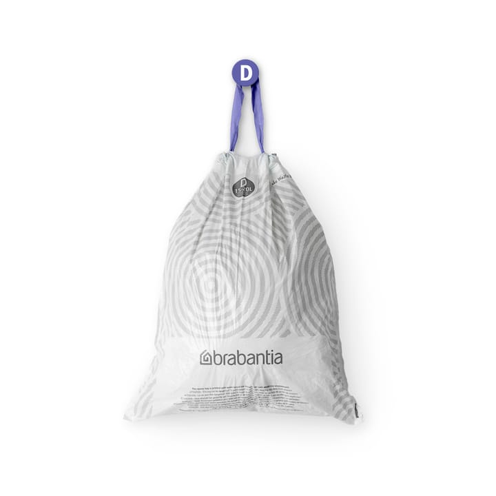 Brabantia PerfectFit bin bags 120 bags, Model D. 15-20 L Brabantia