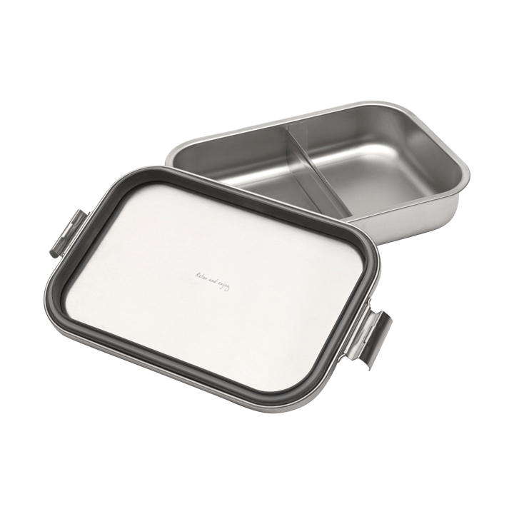 Make & Take bento lunch box - steel - large, Matte stainless steel Brabantia