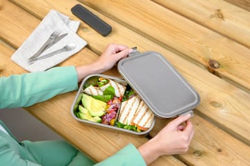 Make & Take bento lunch box - steel - large - Matte stainless steel - Brabantia