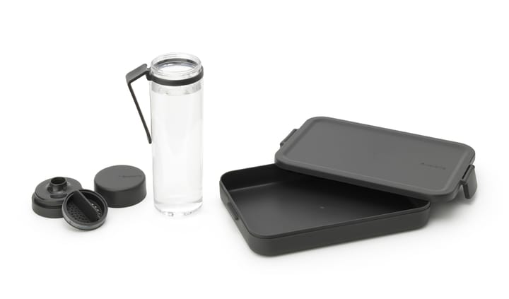 Make & Take break lunch set 2 pieces, Dark grey Brabantia