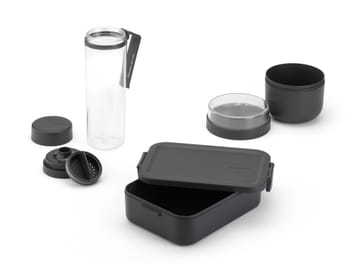 Make & Take breakfast and lunch Set 3 pieces - Dark grey - Brabantia