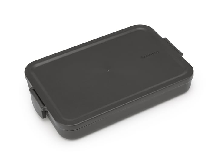 Make & Take lunch box flat. 1.1 L, Dark grey Brabantia