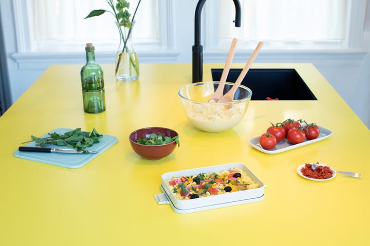 Make & Take lunch box flat. 1.1 L, Light grey Brabantia