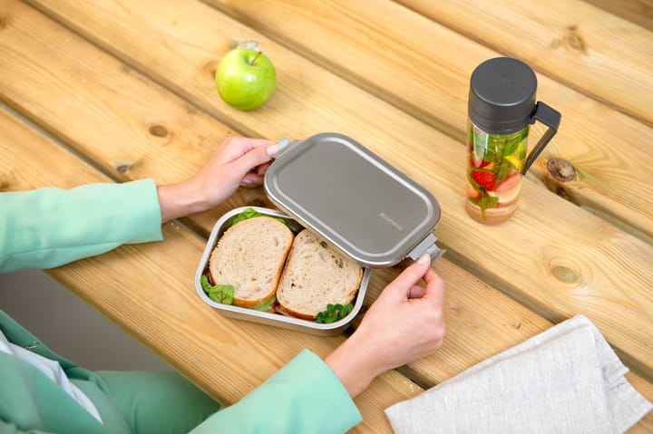 Make & Take lunch box steel medium, Matte stainless steel Brabantia