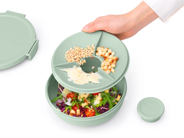 Make & Take sallad bowl. 1.3 L, Jade Green Brabantia