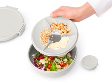 Make & Take sallad bowl. 1.3 L - Light grey - Brabantia