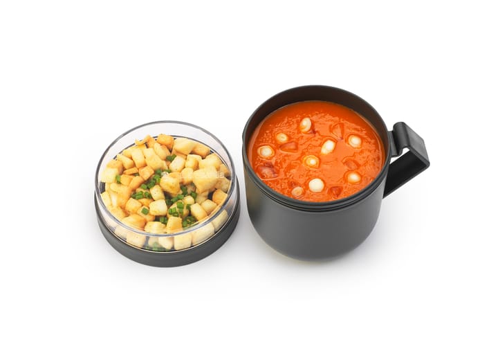 Make & Take Soup mug 0.6 L, Dark grey Brabantia