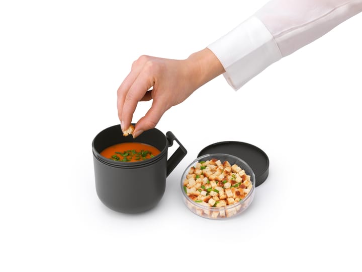 Make & Take Soup mug 0.6 L, Dark grey Brabantia