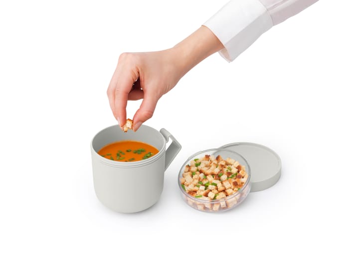 Make & Take Soup mug 0.6 L, Light grey Brabantia